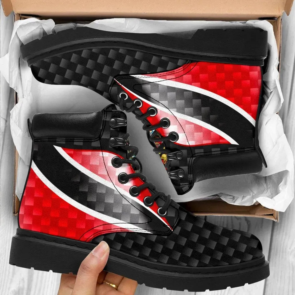 Trinidad and Tobago All high_top_Shoes Trinidad and Tobago Flag RLT6