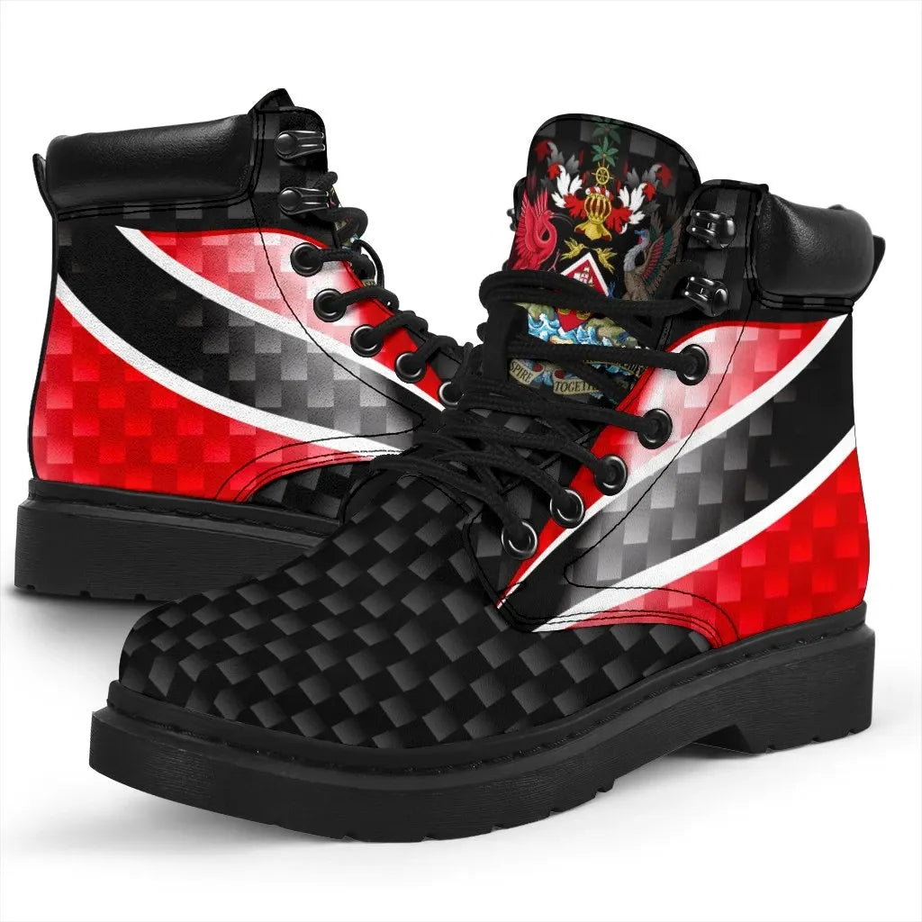 Trinidad and Tobago All high_top_Shoes Trinidad and Tobago Flag RLT6