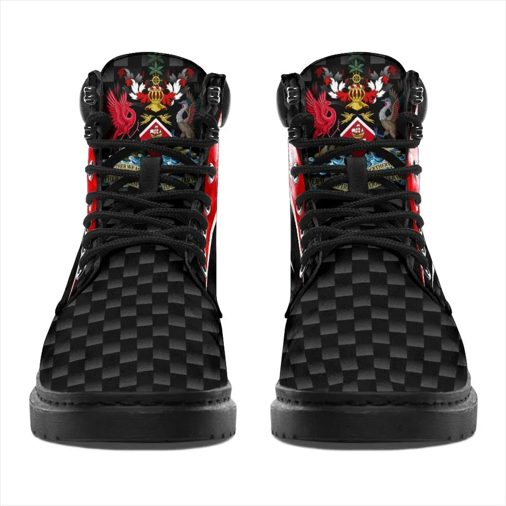 Trinidad and Tobago All high_top_Shoes Trinidad and Tobago Flag RLT6