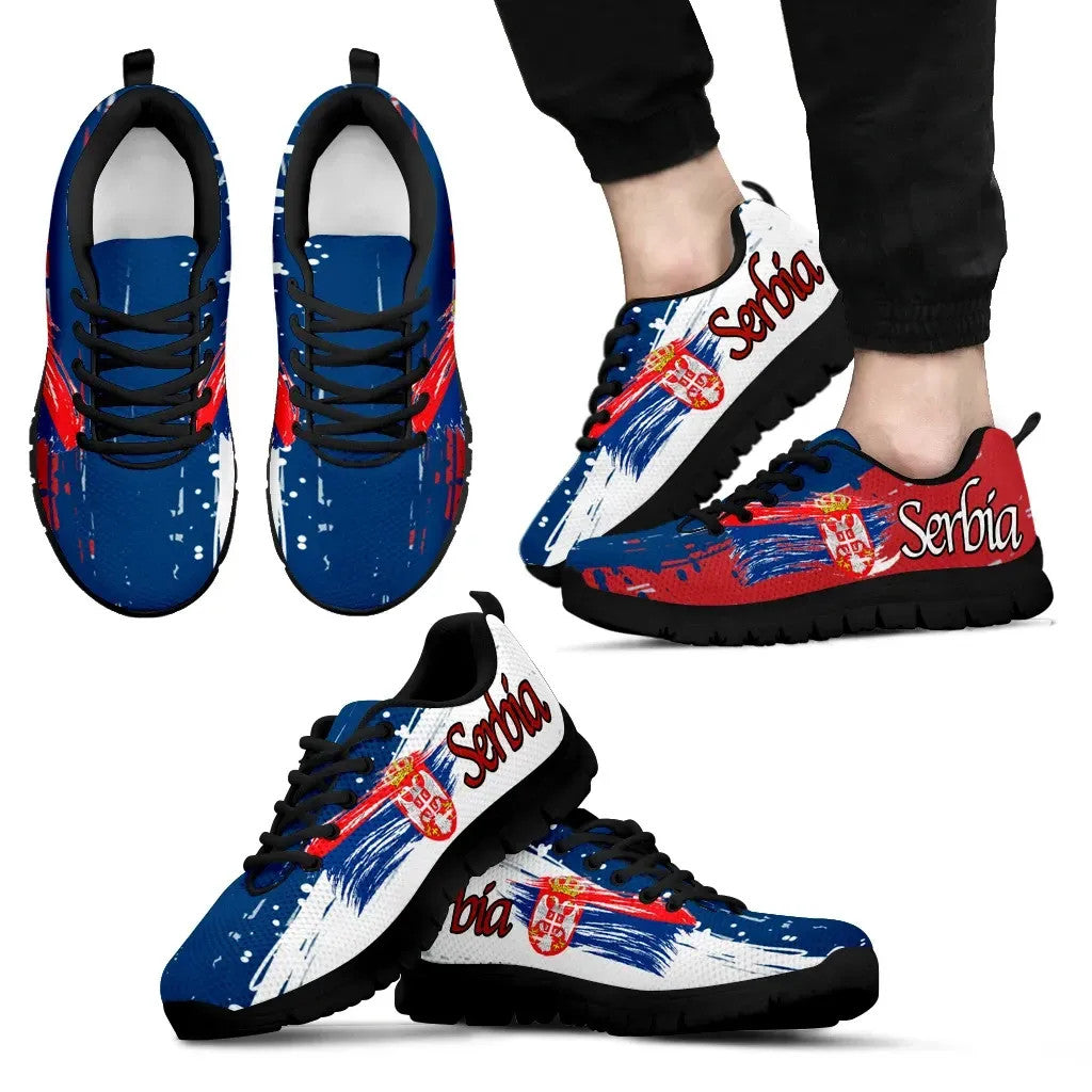 Serbia Sneakers Serbia Flag Men's/Women's/Kid's RLT7