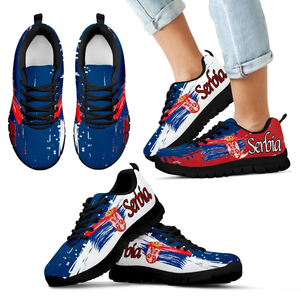 Serbia Sneakers Serbia Flag Men's/Women's/Kid's RLT7