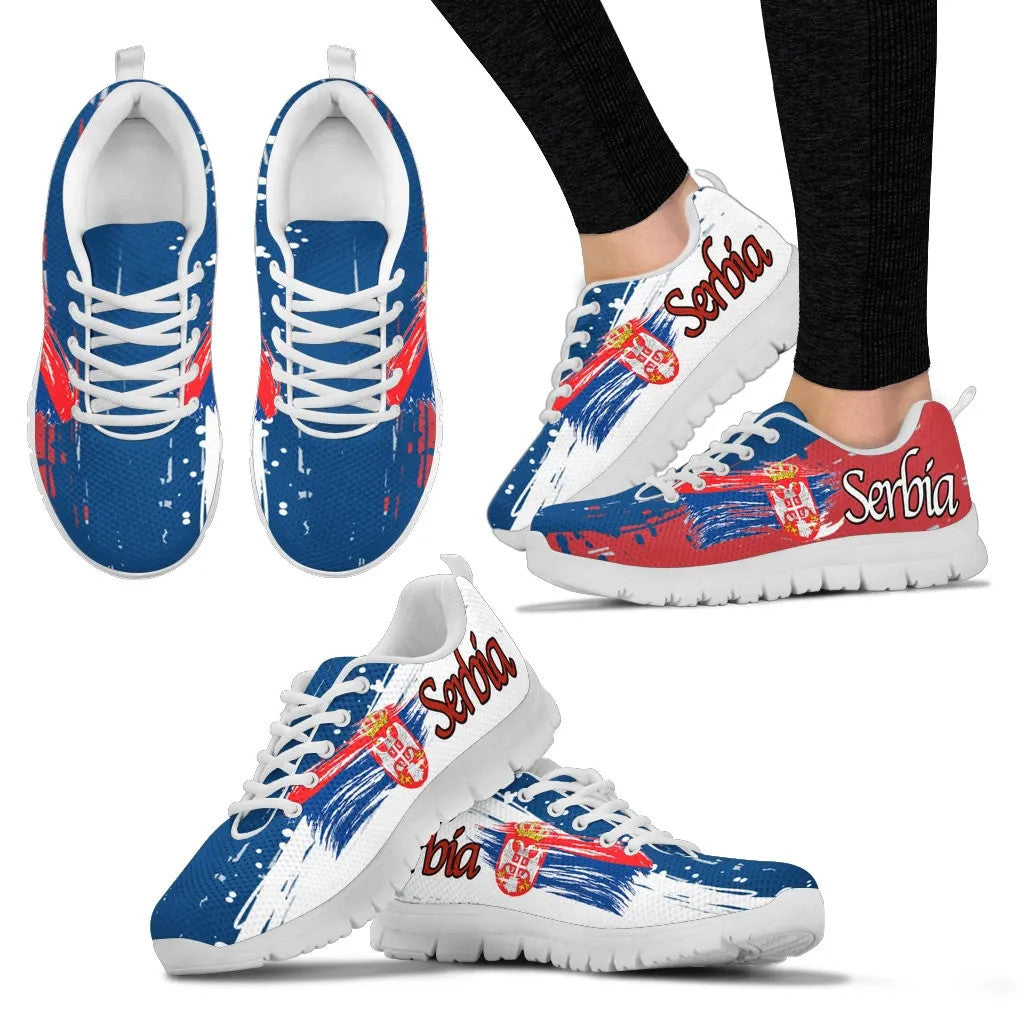 Serbia Sneakers Serbia Flag Men's/Women's/Kid's RLT7