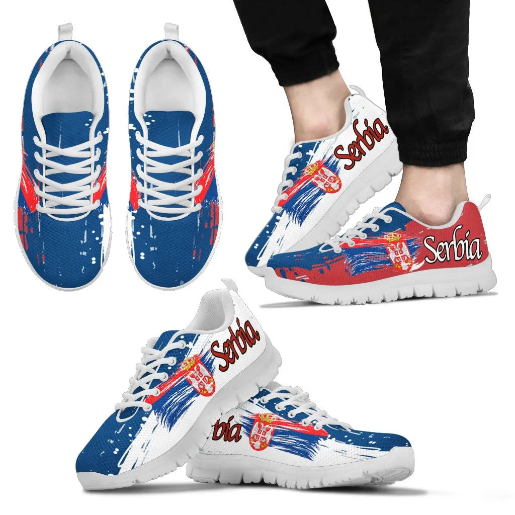 Serbia Sneakers Serbia Flag Men's/Women's/Kid's RLT7