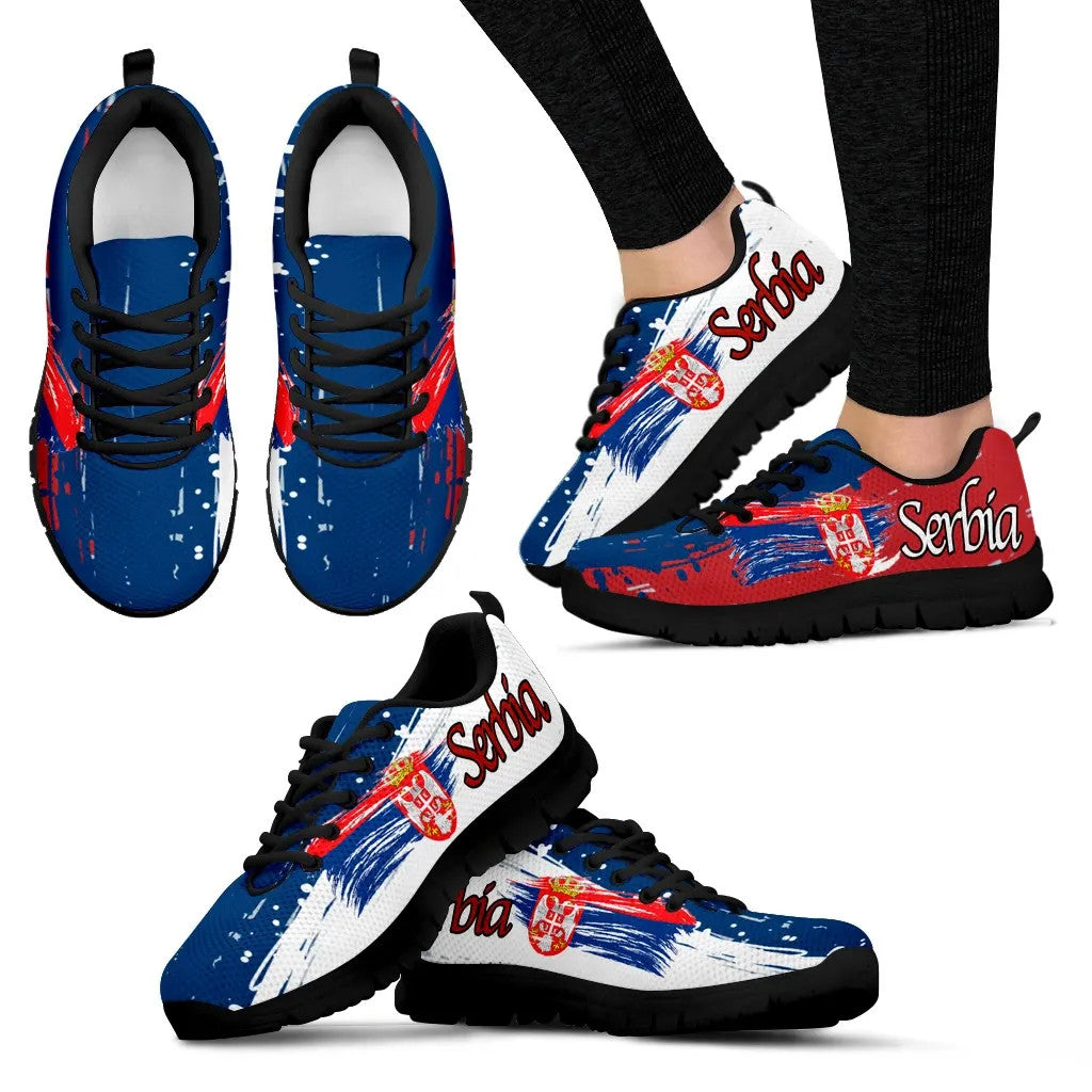 Serbia Sneakers Serbia Flag Men's/Women's/Kid's RLT7