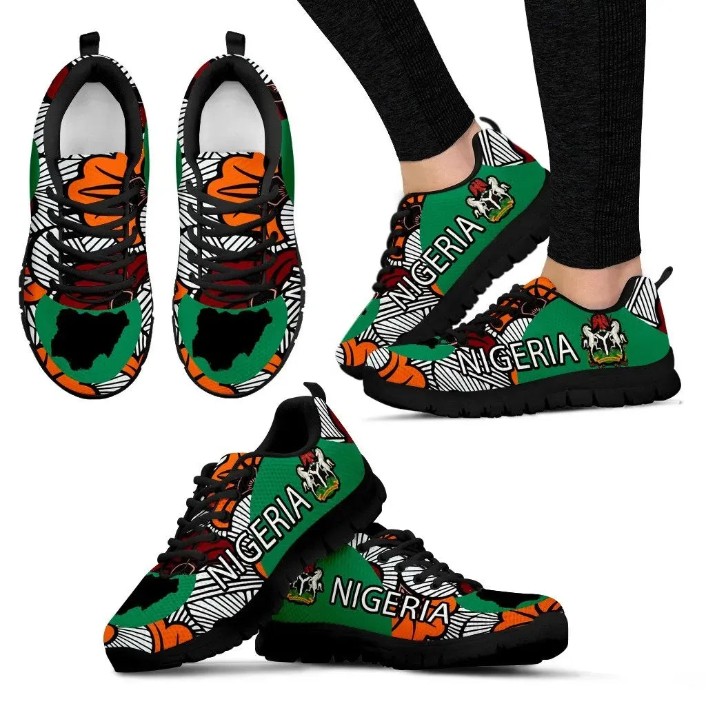 Nigeria Running Shoes Ankara Pattern RLT8