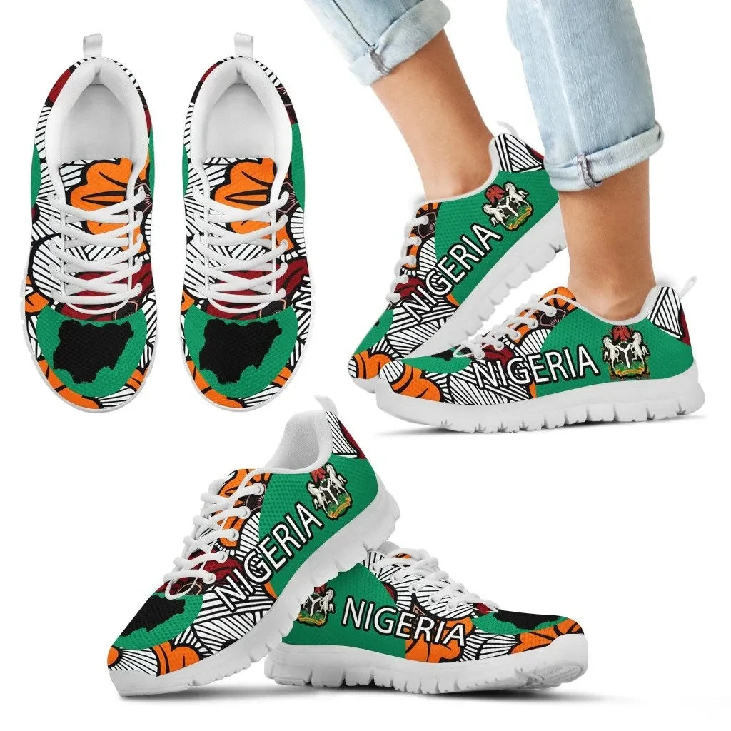 Nigeria Running Shoes Ankara Pattern RLT8