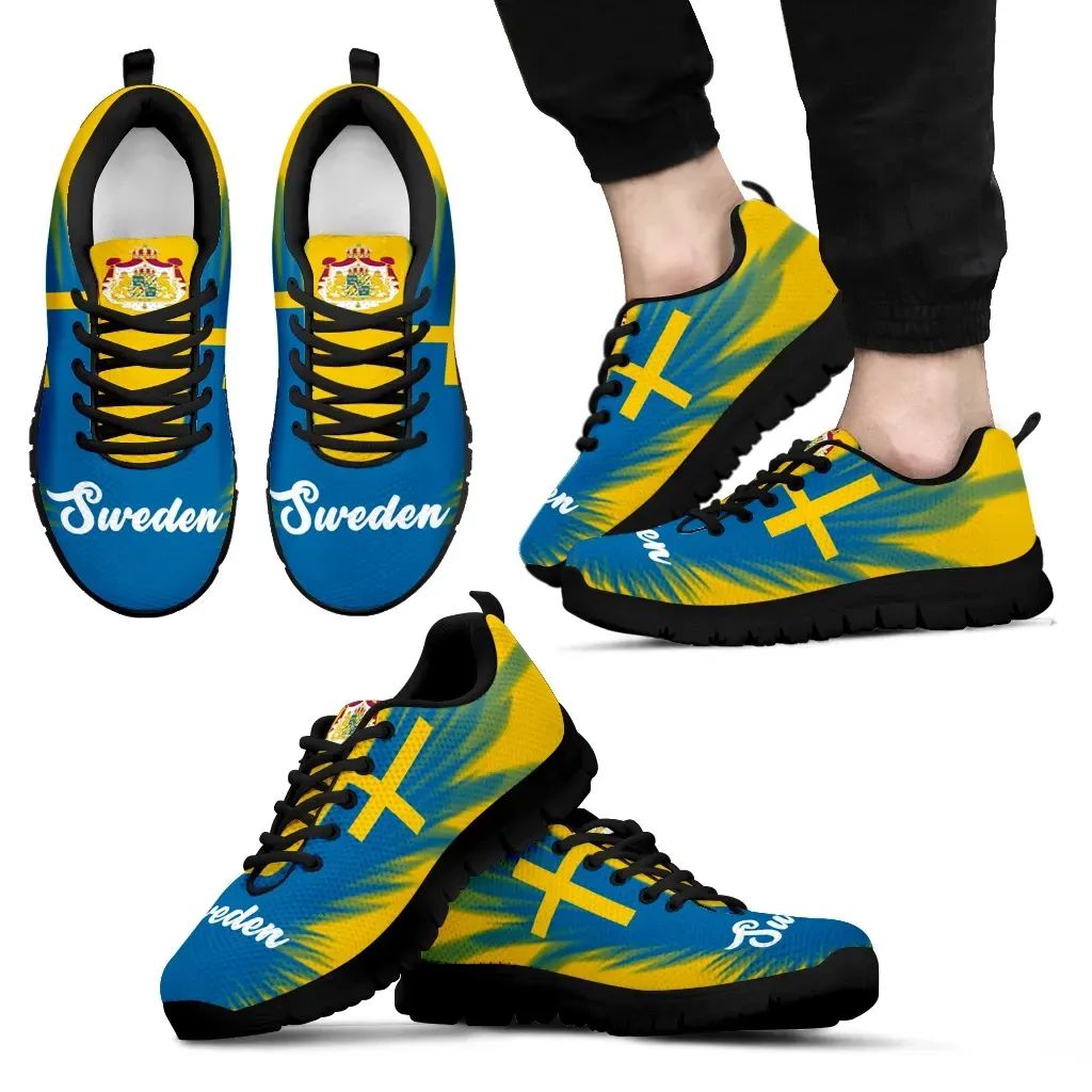 Sweden Flying Flag Wings Sneakers RLT7