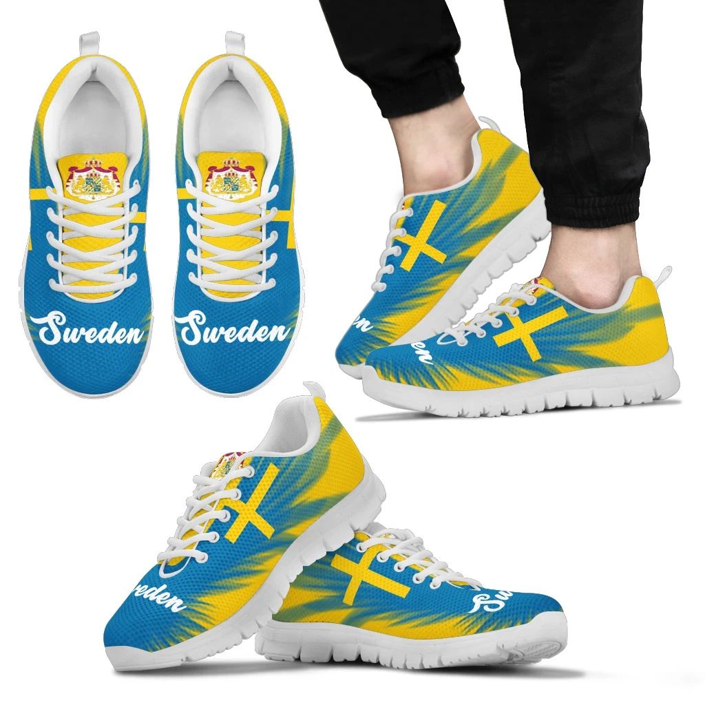 Sweden Flying Flag Wings Sneakers RLT7