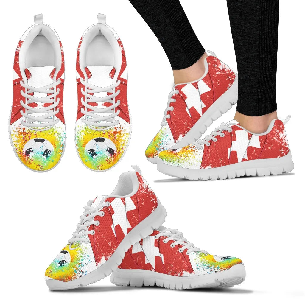 Switzerland Flag Football Sneakers RLT13