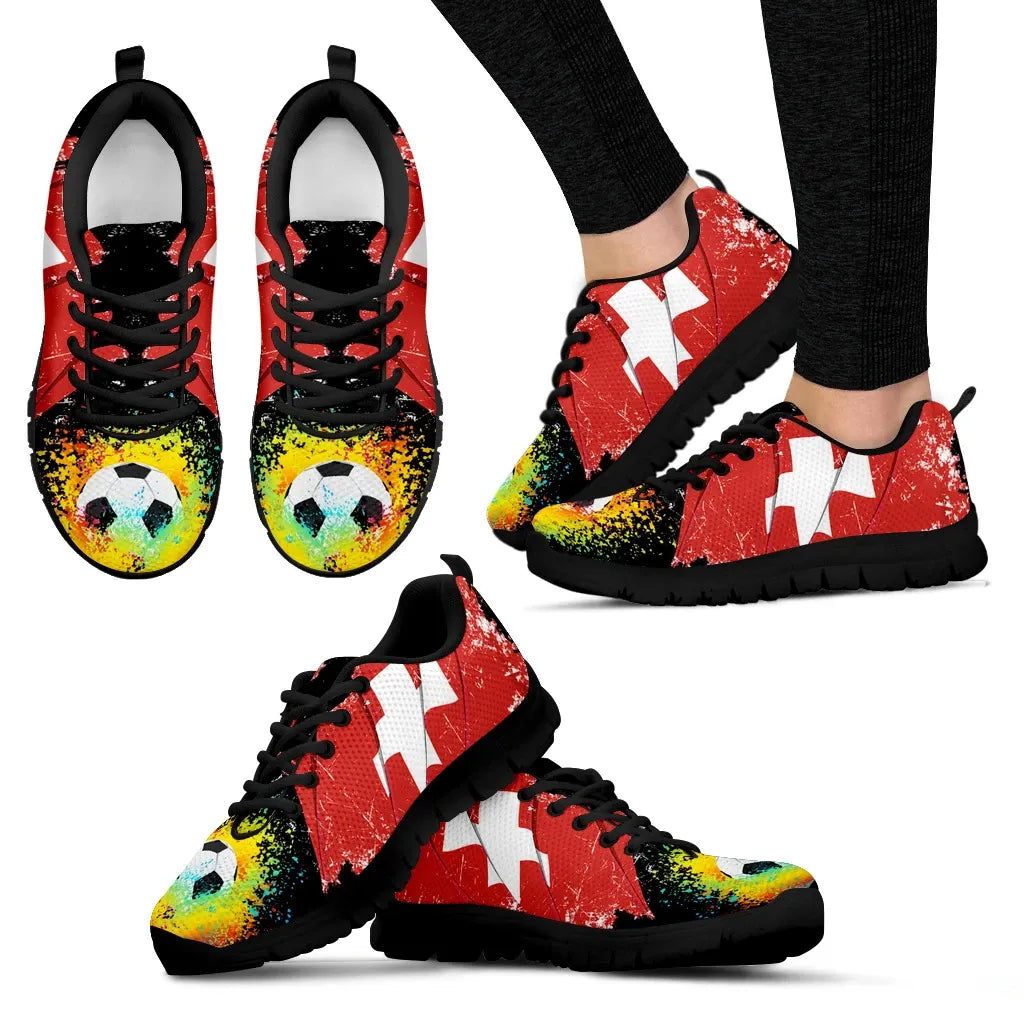 Switzerland Flag Football Sneakers RLT13