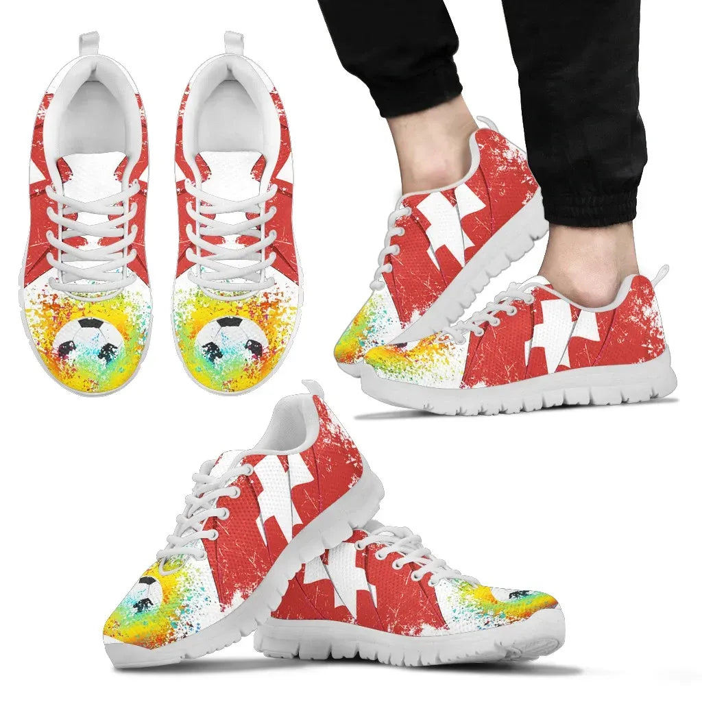 Switzerland Flag Football Sneakers RLT13