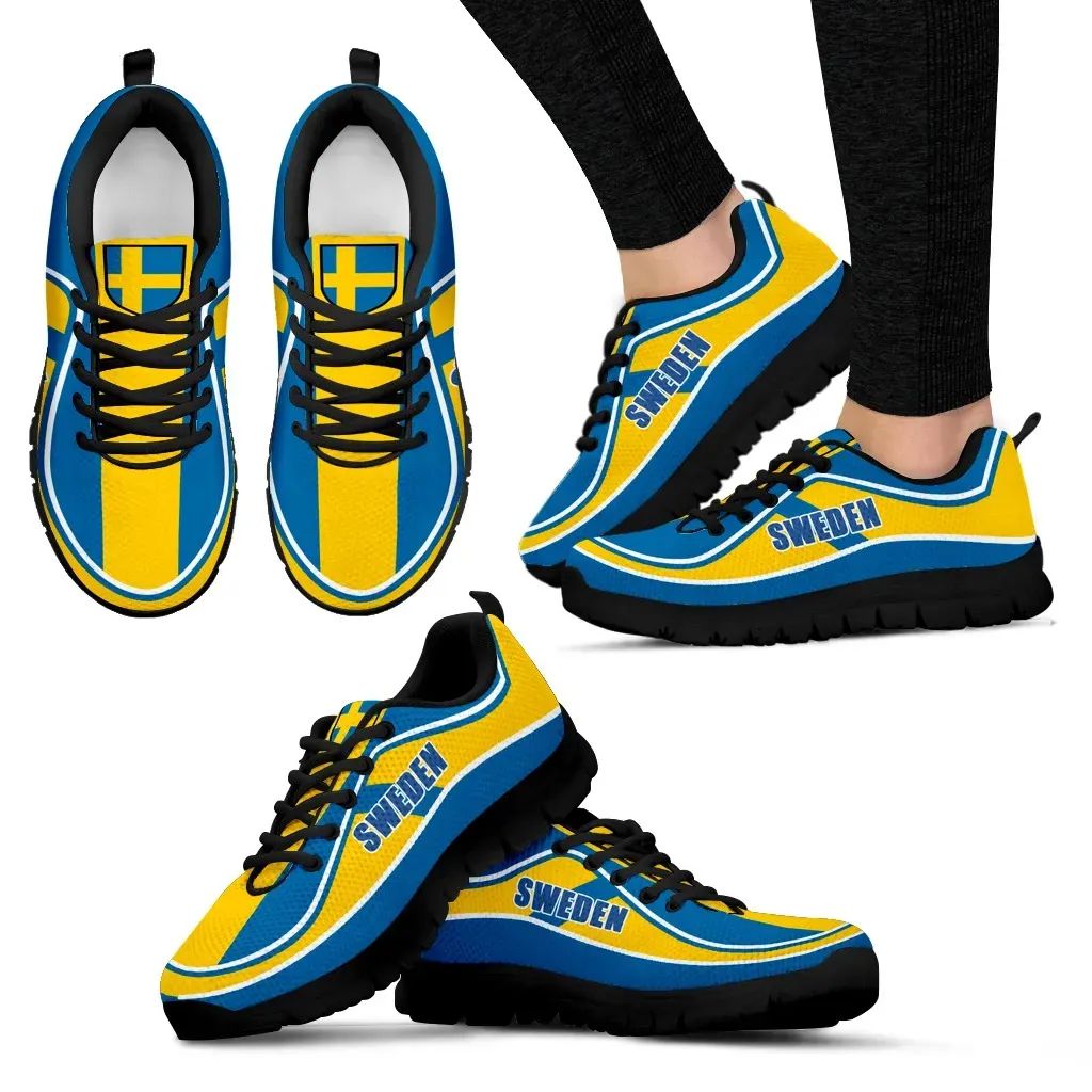 Sweden Flag Color Sneakers RLT7