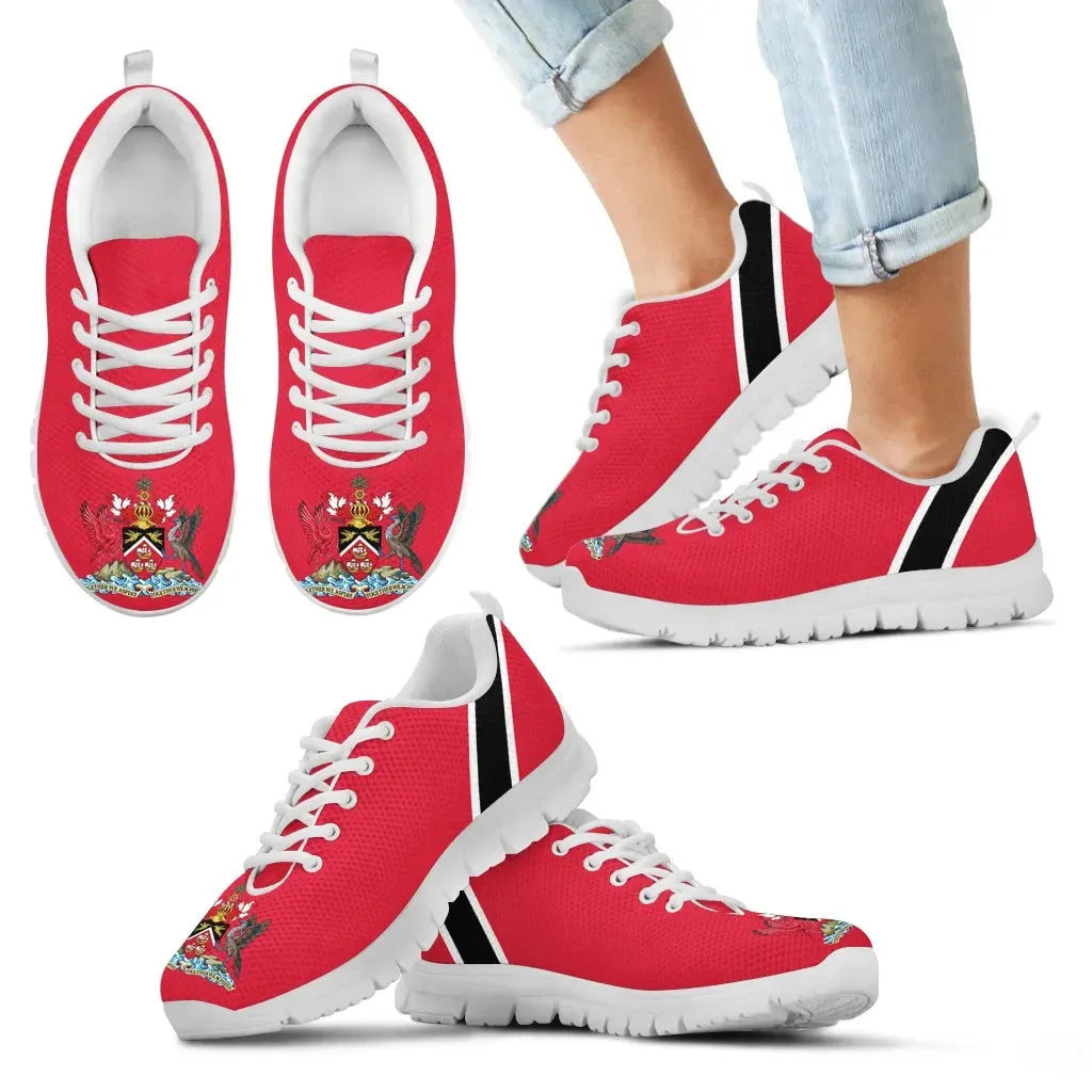 Trinidad and Tobago Sneakers Shoes Black/ White RLT6