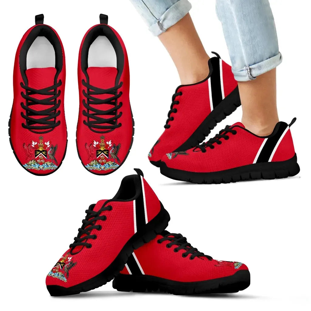 Trinidad and Tobago Sneakers Shoes Black/ White RLT6