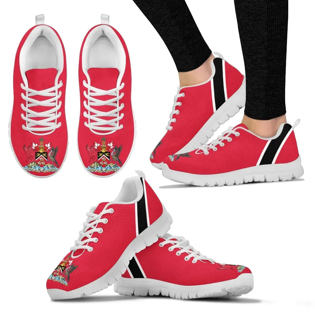 Trinidad and Tobago Sneakers Shoes Black/ White RLT6