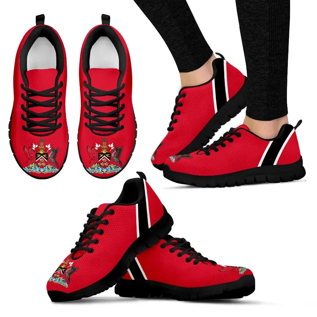 Trinidad and Tobago Sneakers Shoes Black/ White RLT6