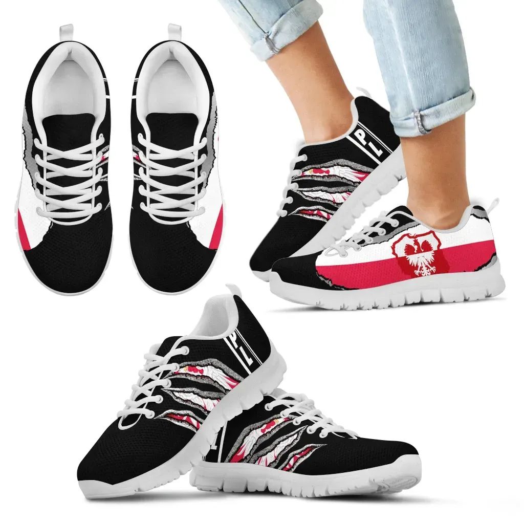 (Polska) Poland Sneakers Adamantium With Flag RLT7