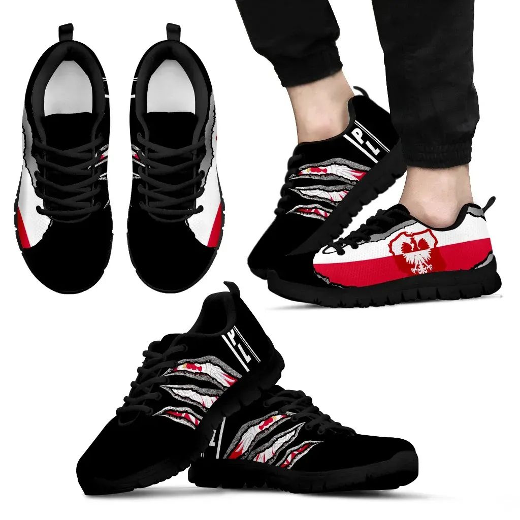 (Polska) Poland Sneakers Adamantium With Flag RLT7