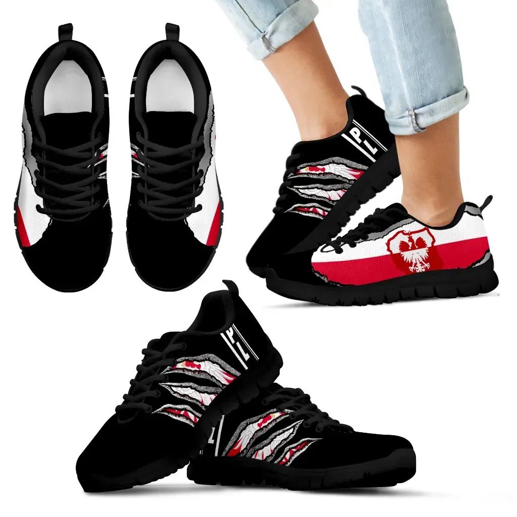 (Polska) Poland Sneakers Adamantium With Flag RLT7