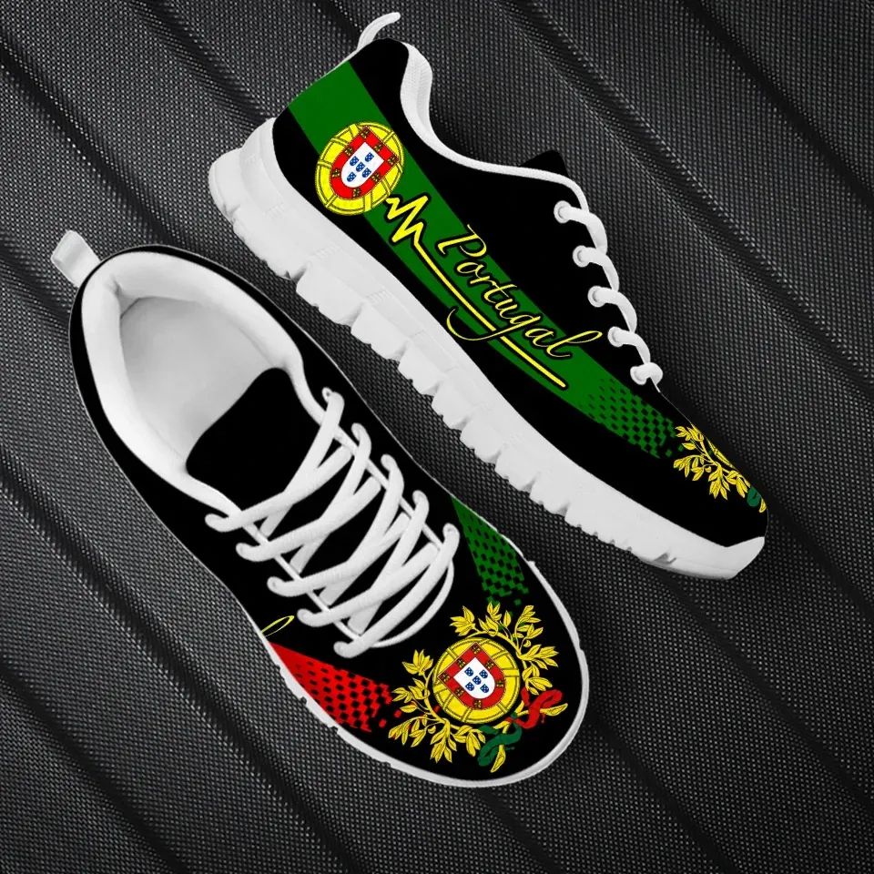 Portugal Heartbeat Sneakers Coat Of Arms RLT7