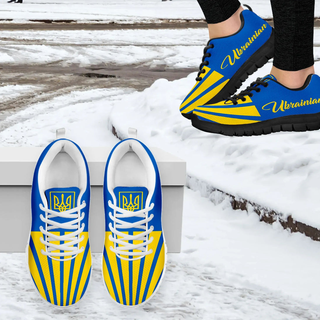 Ukrainian Shoes Ukraine Coat Of Arms Sneakers RLT7