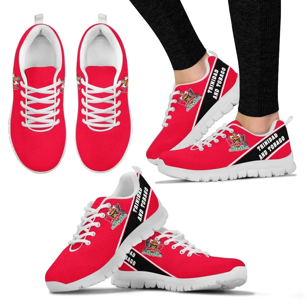 Trinidad and Tobago Flag Sneakers Line Style RLT6