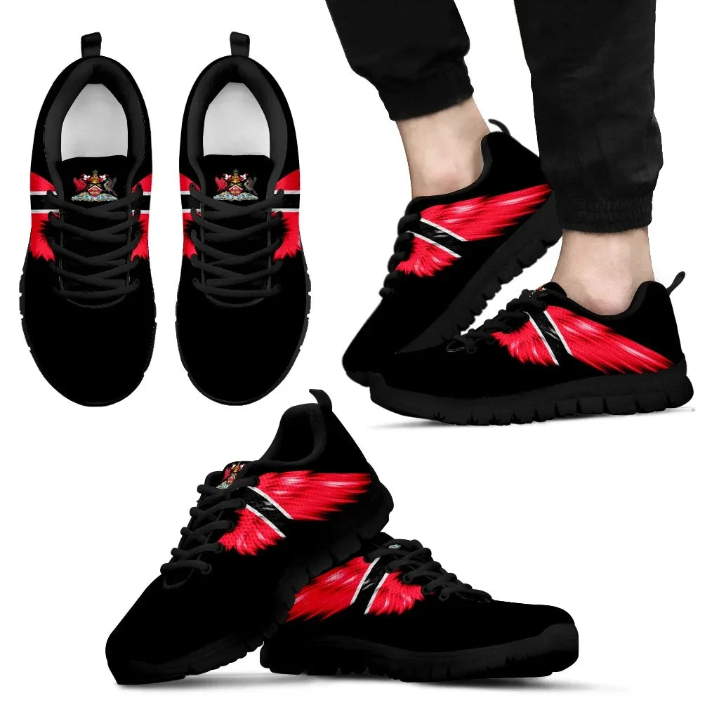 Trinidad and Tobago Wings Sneakers Black Edition9 RLT6
