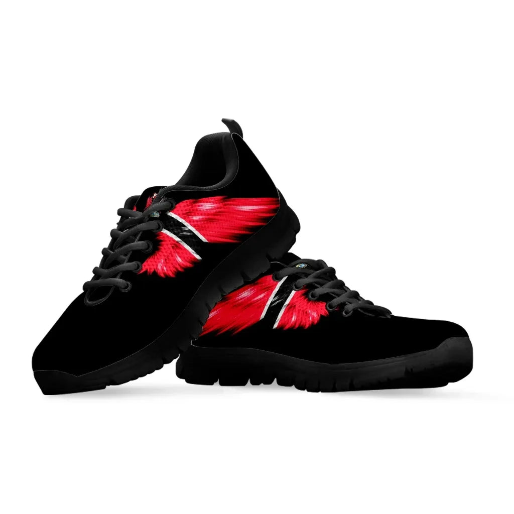Trinidad and Tobago Wings Sneakers Black Edition9 RLT6