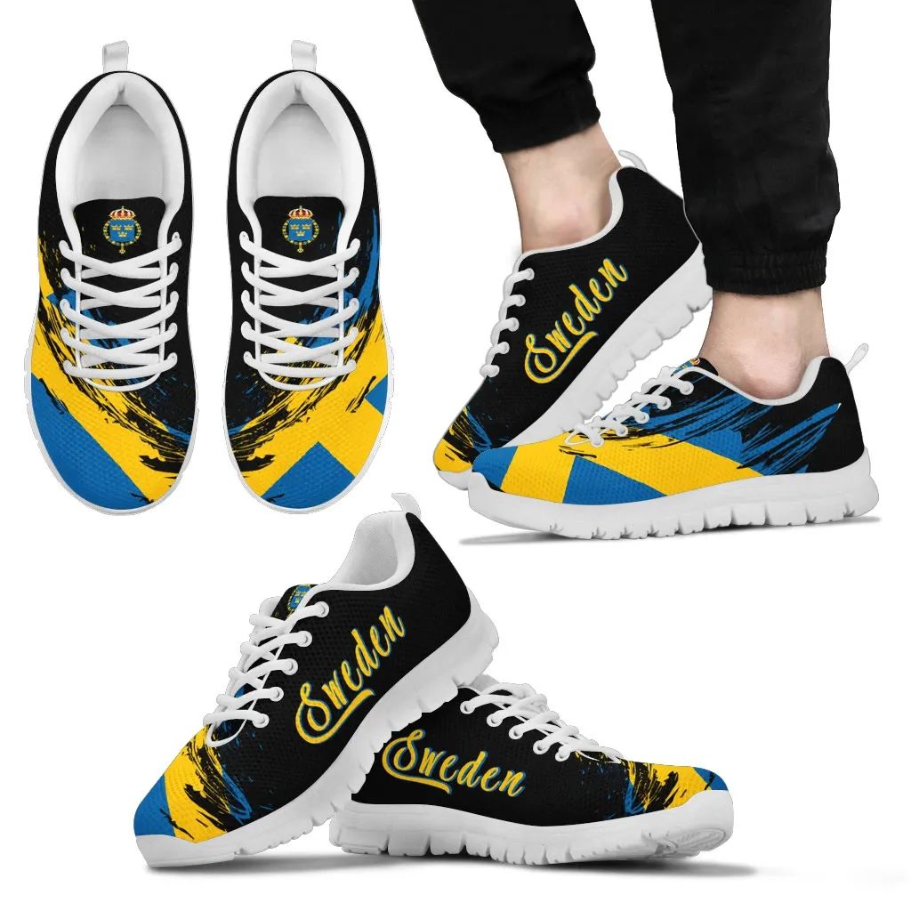 Sweden Flag Sneakers Art Style RLT7