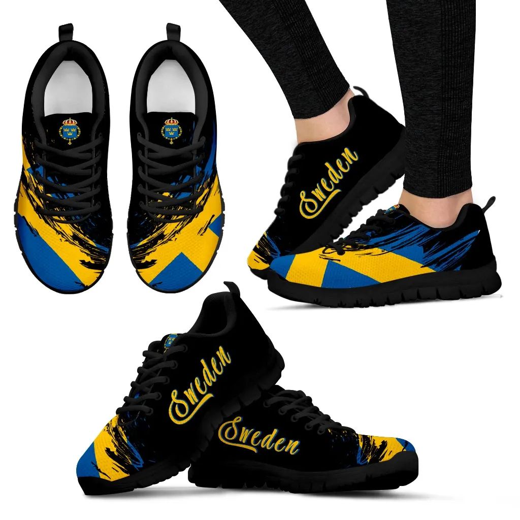 Sweden Flag Sneakers Art Style RLT7