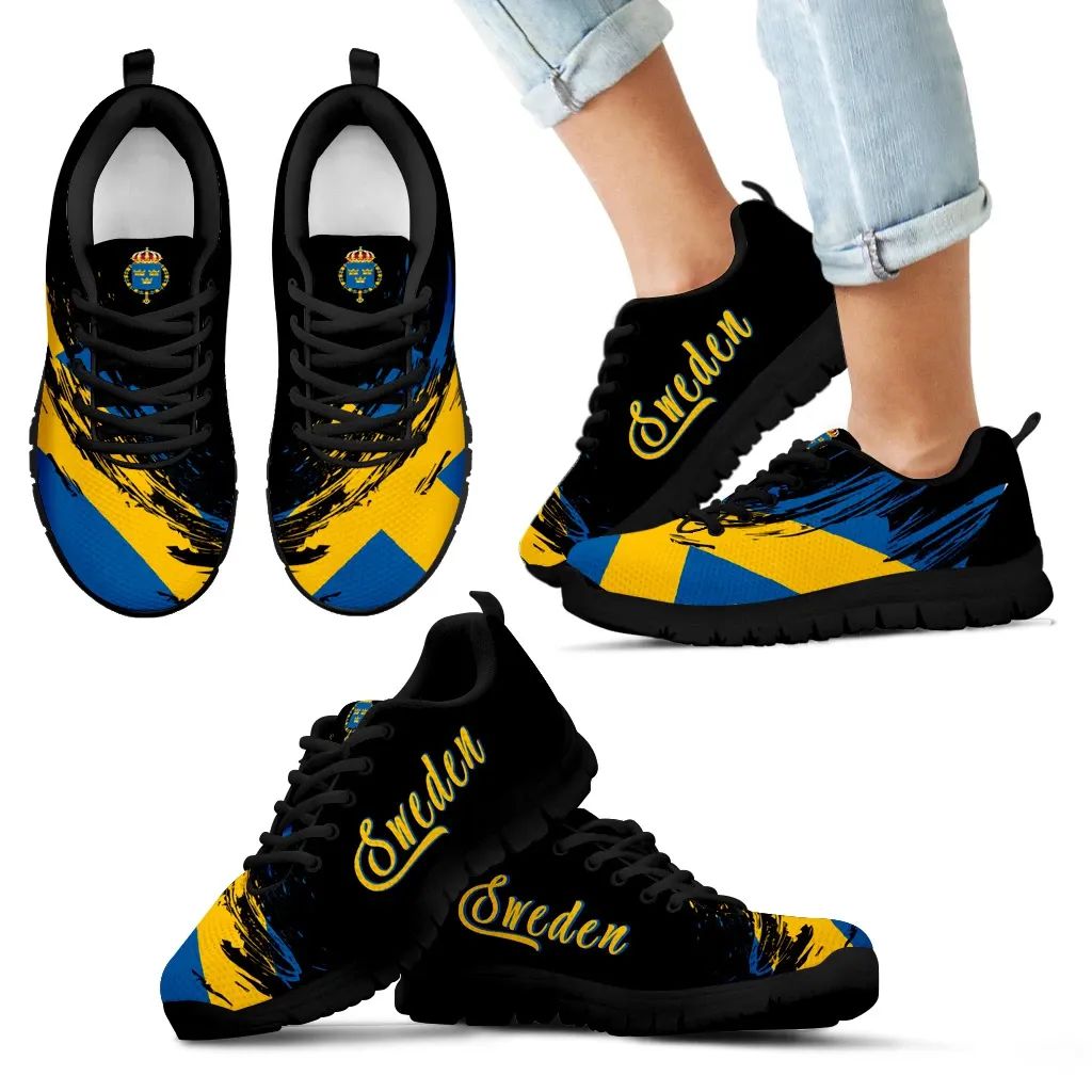Sweden Flag Sneakers Art Style RLT7