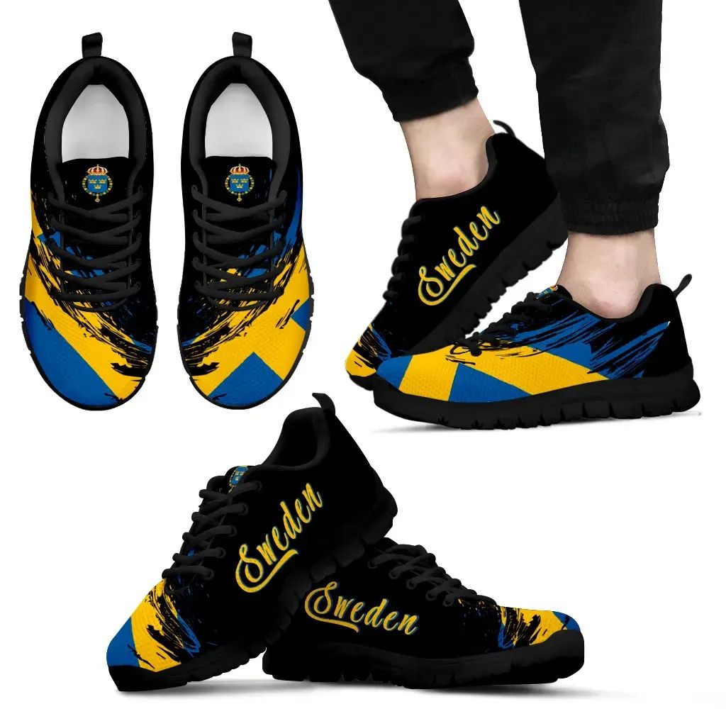 Sweden Flag Sneakers Art Style RLT7