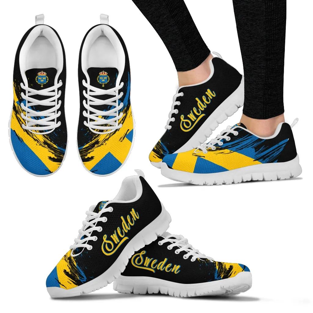Sweden Flag Sneakers Art Style RLT7