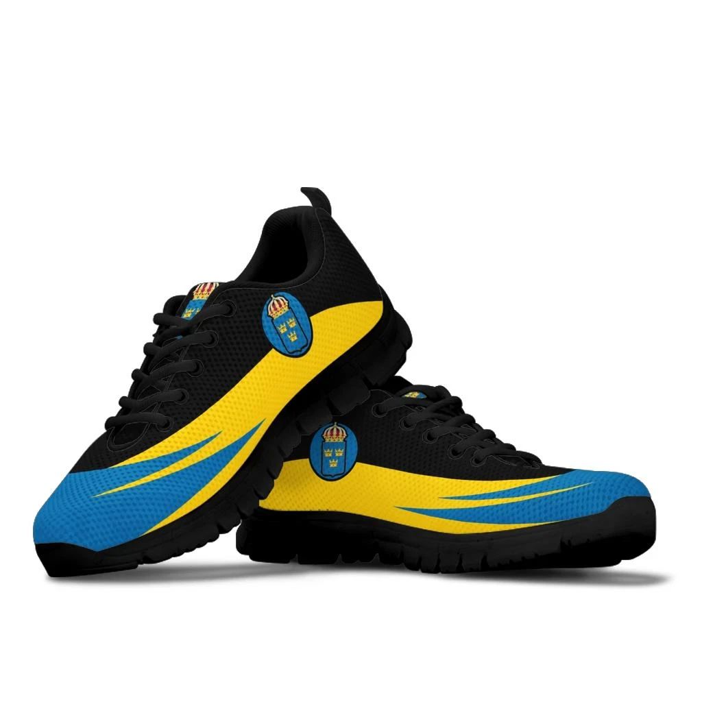 Sweden Sneakers Flag Wave Style RLT7