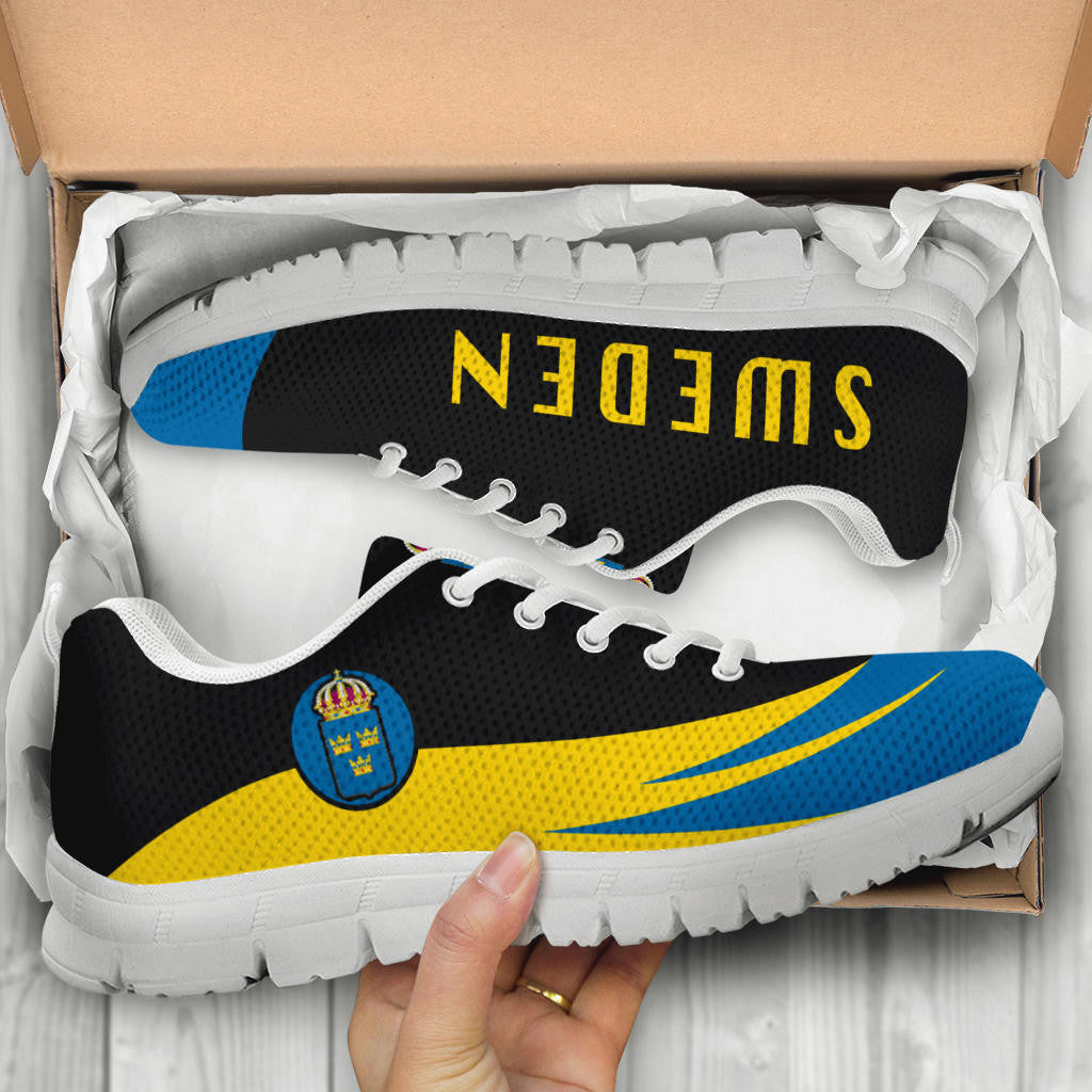Sweden Sneakers Flag Wave Style RLT7