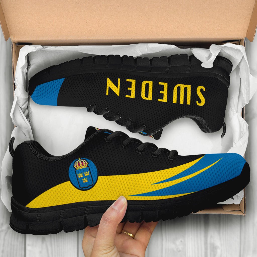 Sweden Sneakers Flag Wave Style RLT7