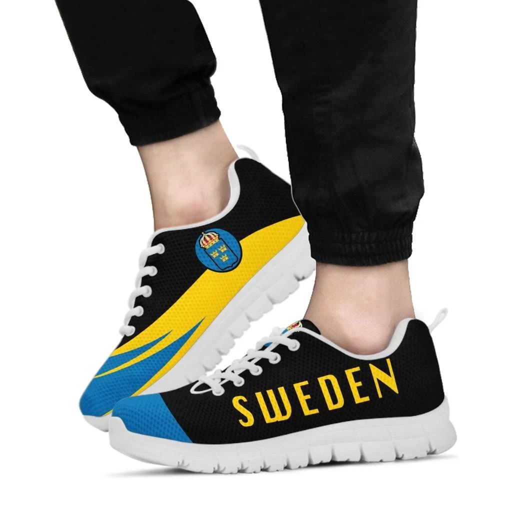 Sweden Sneakers Flag Wave Style RLT7
