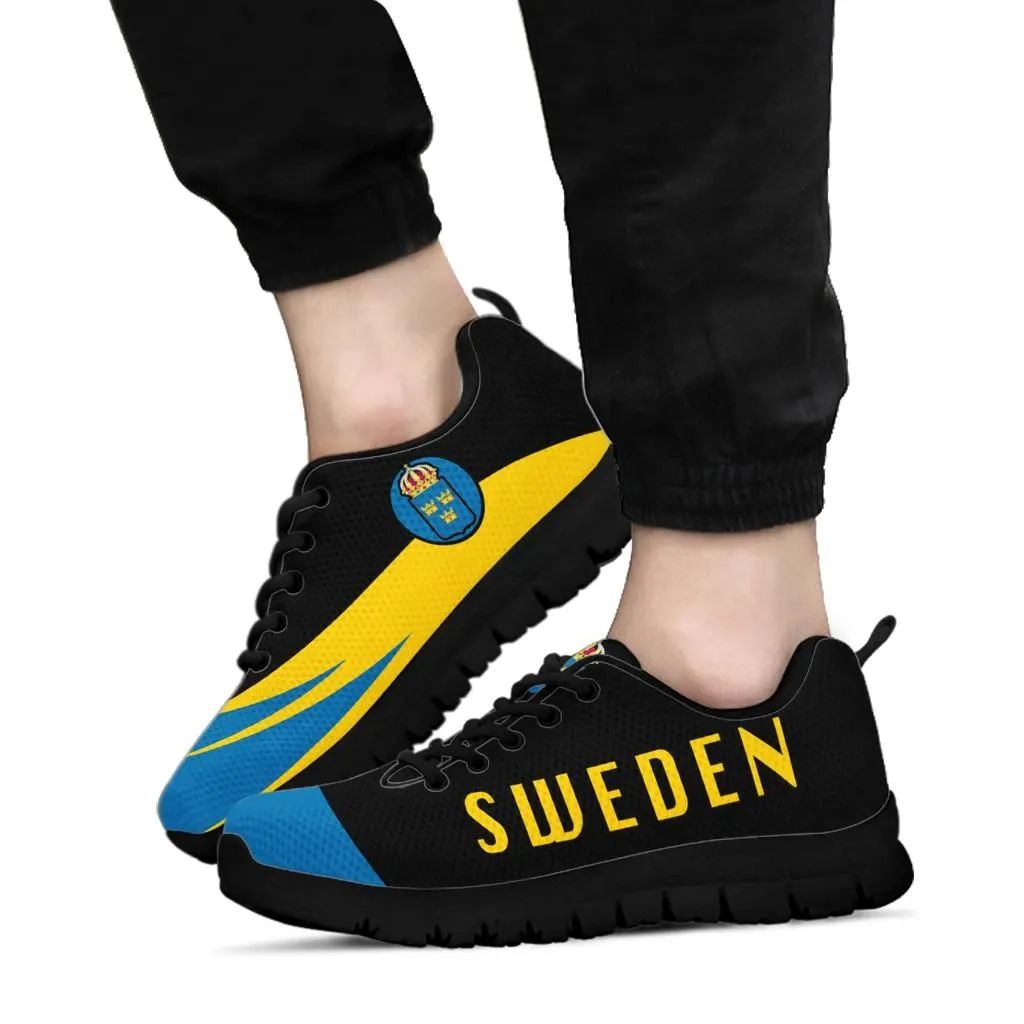 Sweden Sneakers Flag Wave Style RLT7