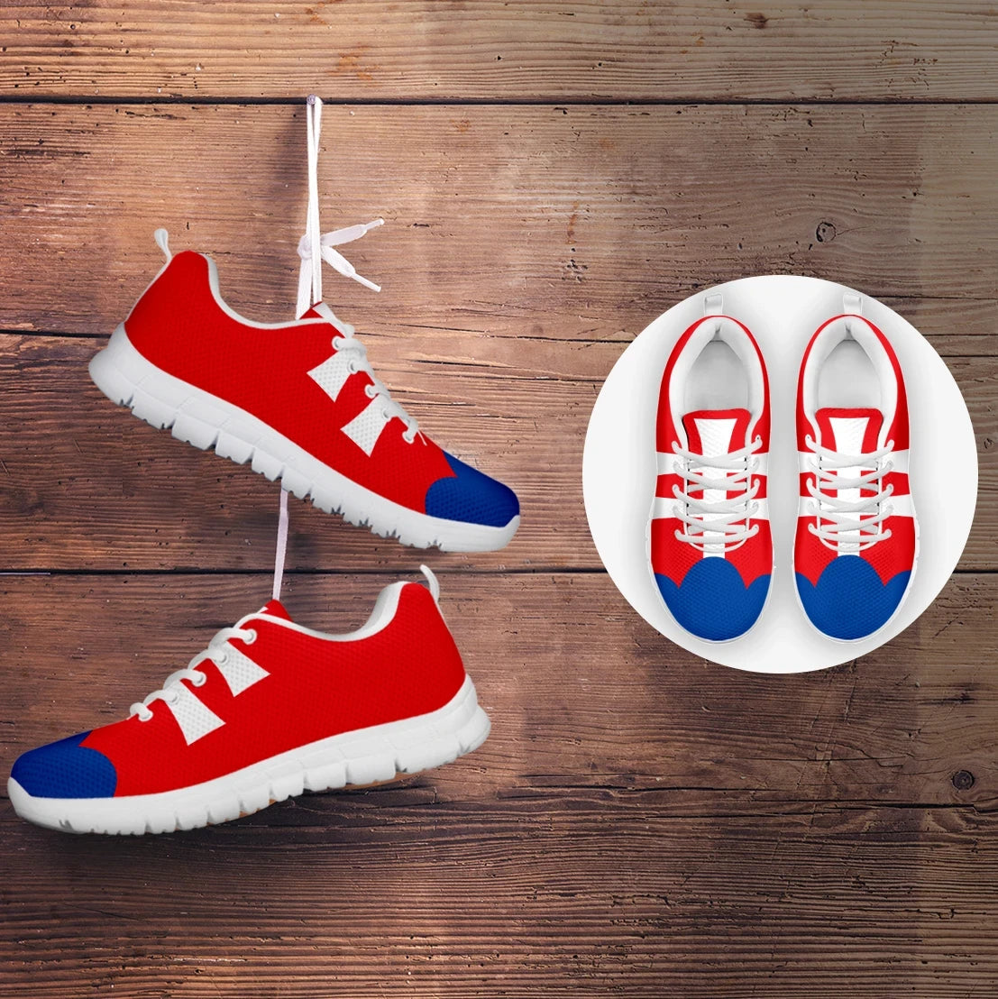 Slovakia Shoes With Slovakia Coat Of Arms RLT13