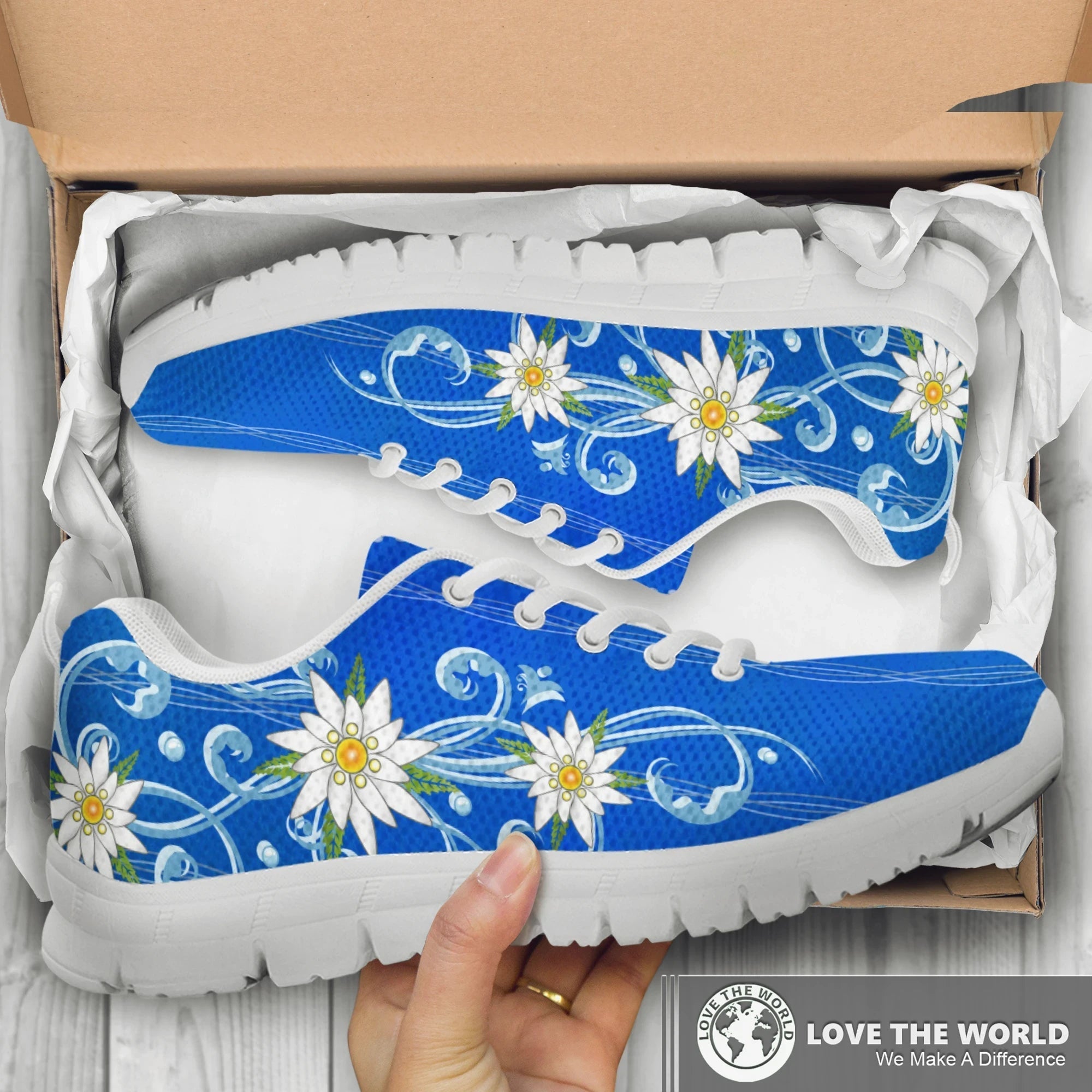 Switzerland Edelweiss Sneakers RLT13