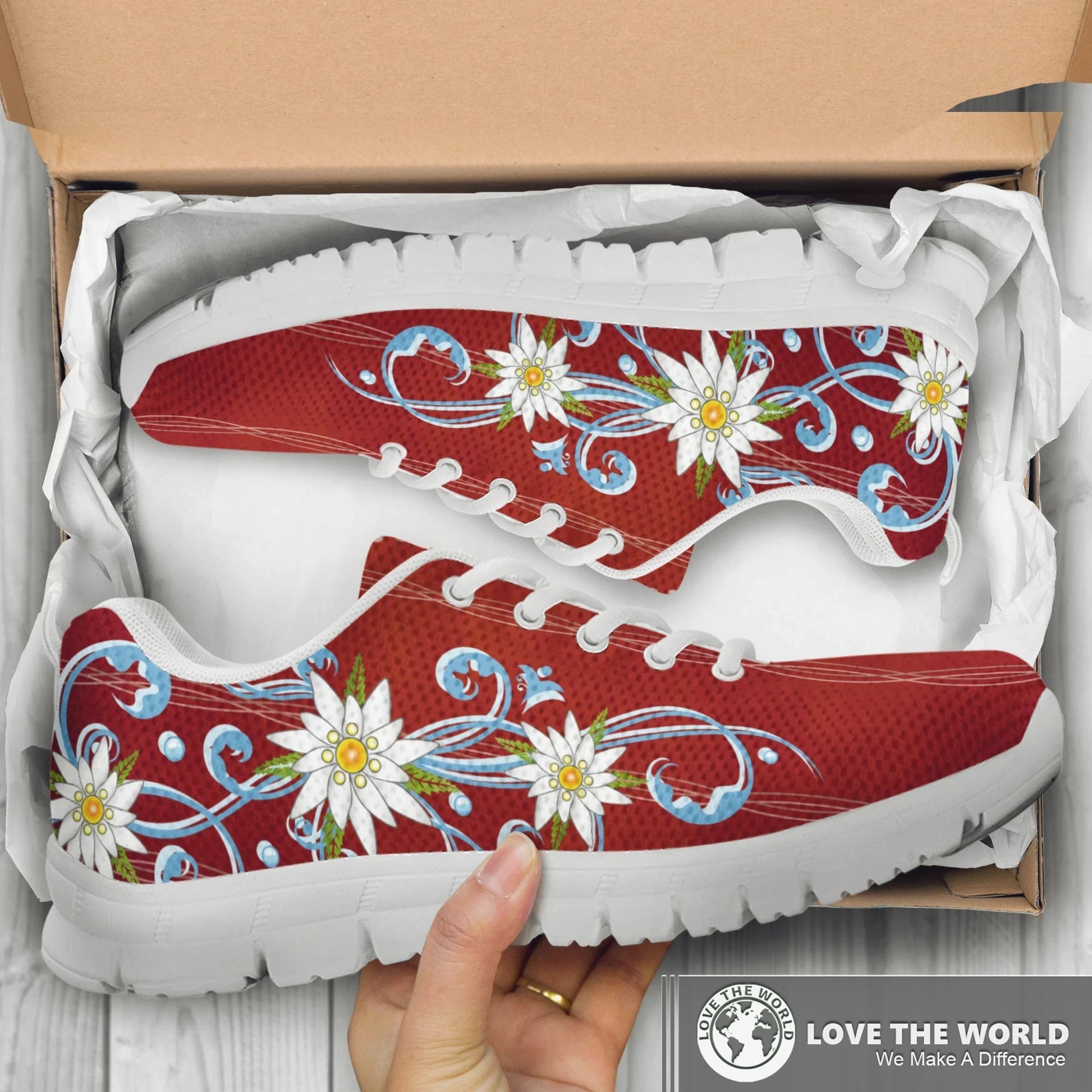 Switzerland Edelweiss Sneakers RLT13