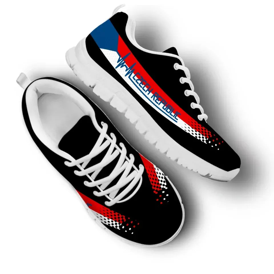 Czech Republic Heartbeat Sneakers RLT13