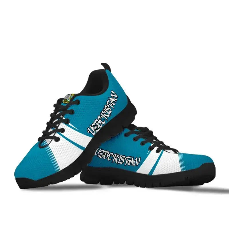 Uzbekistan Coat Of Arms Sneakers Cricket RLT12