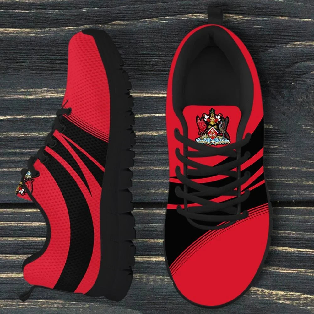 Trinidad and Tobago Coat Of Arms Sneakers Cricket RLT6