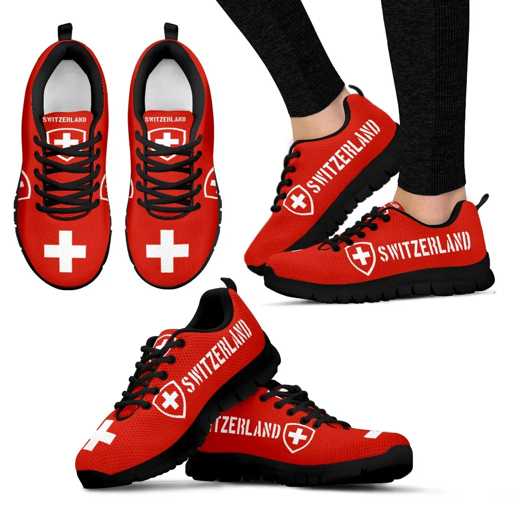 Switzerland Sneakers Swizerland Flag Sneakers/Shoes RLT13