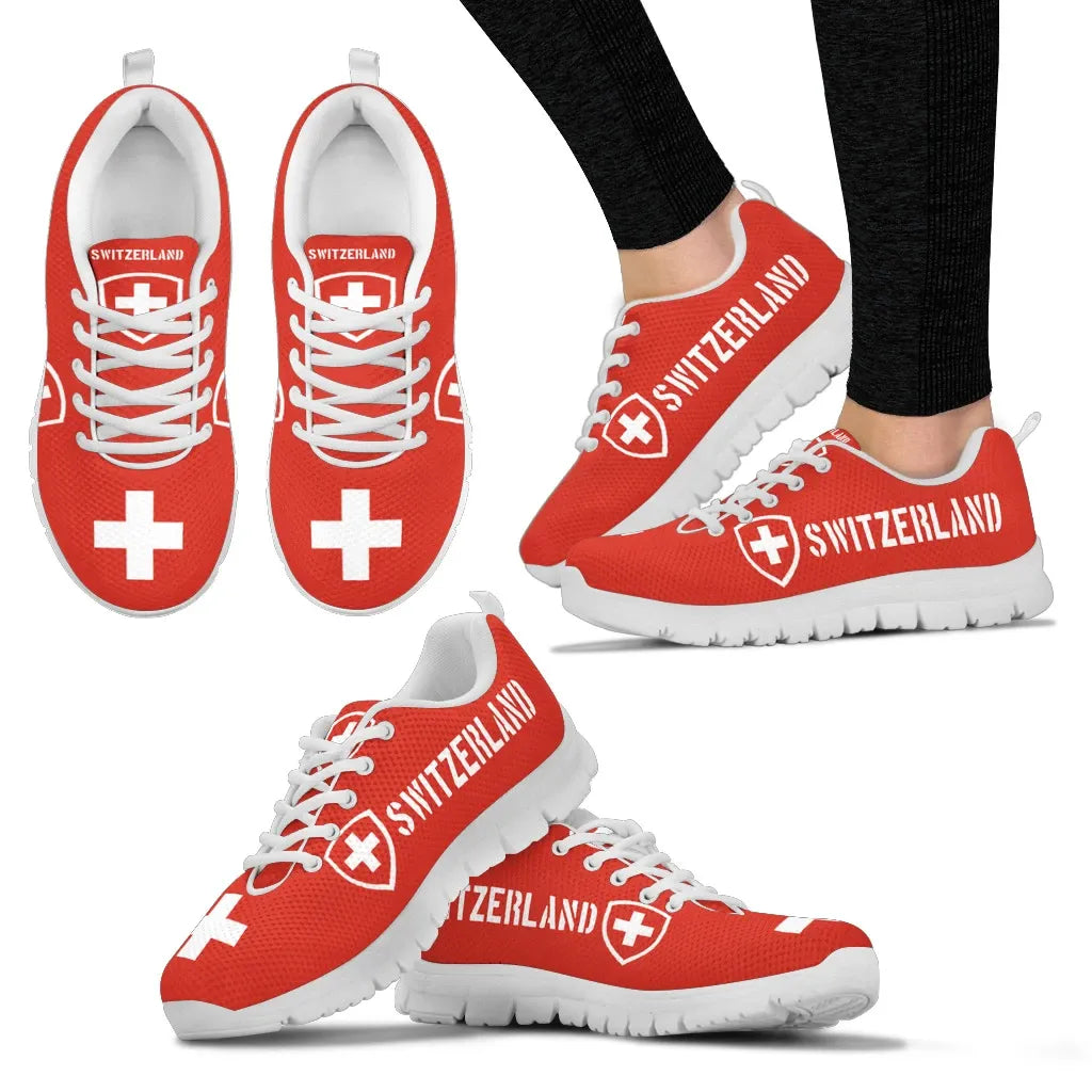 Switzerland Sneakers Swizerland Flag Sneakers/Shoes RLT13