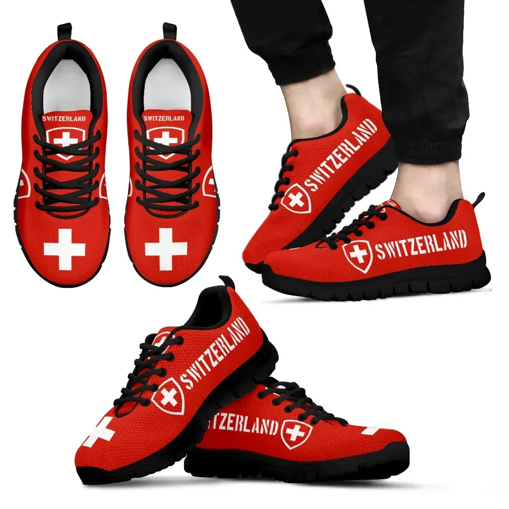 Switzerland Sneakers Swizerland Flag Sneakers/Shoes RLT13