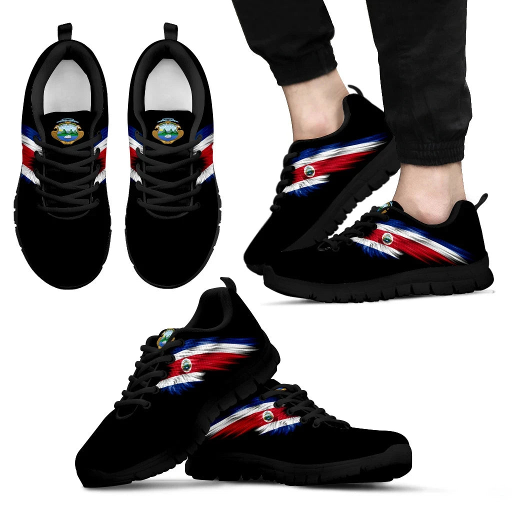 Costa Rica (Men's / Women's) Black & White Sneaker RLT13