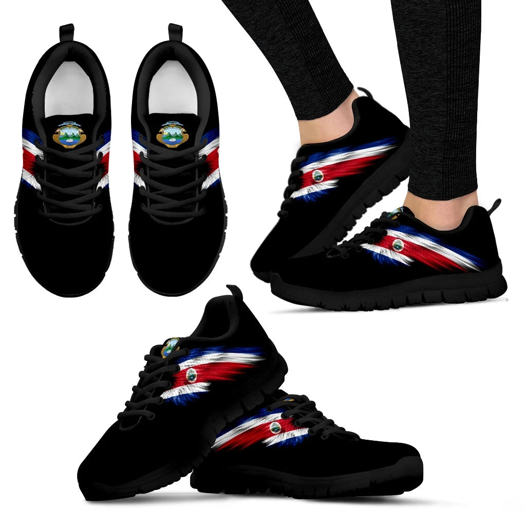 Costa Rica (Men's / Women's) Black & White Sneaker RLT13