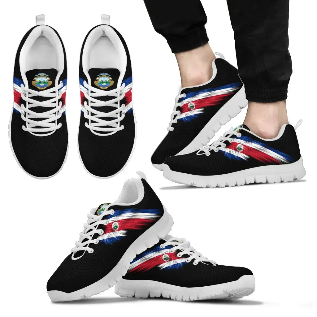 Costa Rica (Men's / Women's) Black & White Sneaker RLT13
